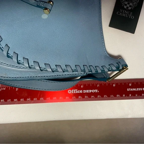 NWT   VINCE CAMUTO NEW YORK  HANDBAG    LIDIA CROSSBODY   BLUE HEAVEN COLOR - Picture 9 of 10
